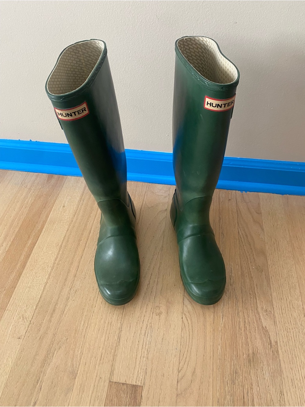 Hunter Forest Green Original Tall Rain Boots 38